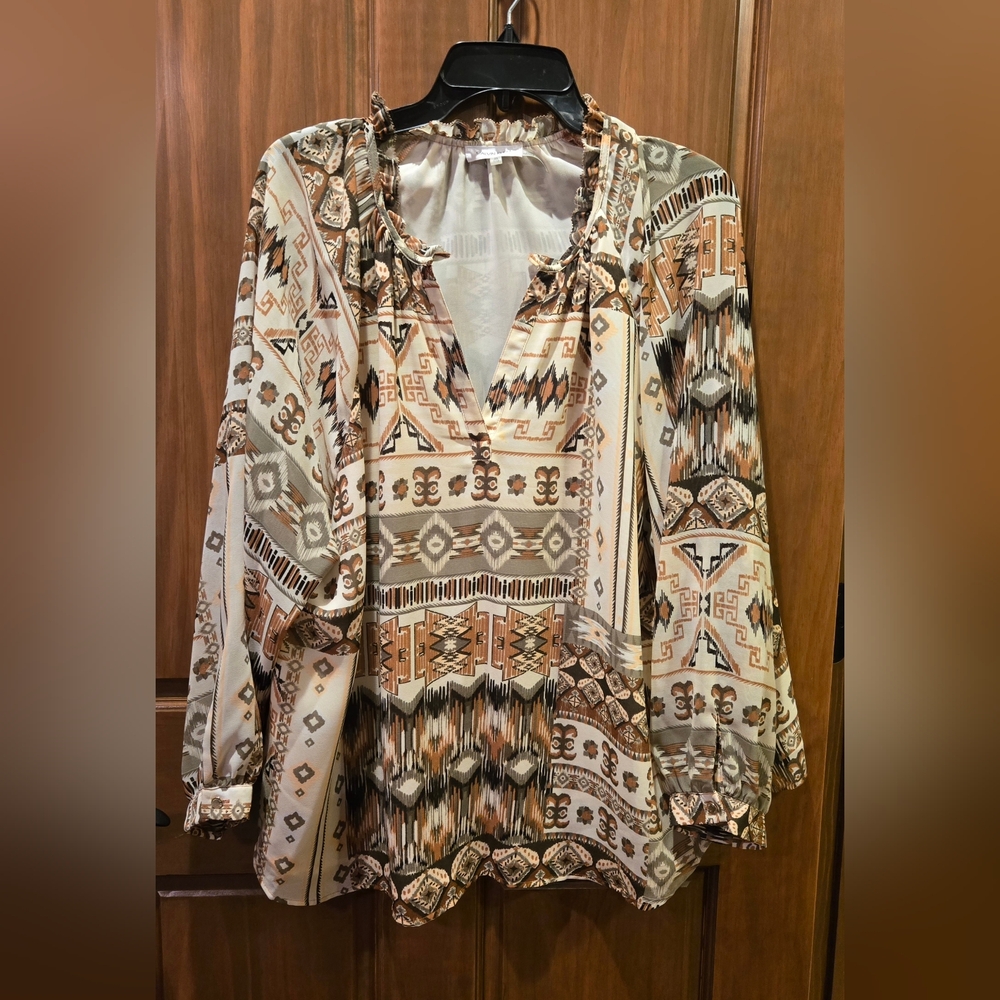 Calvin Klein Bohemian Print Women's Top